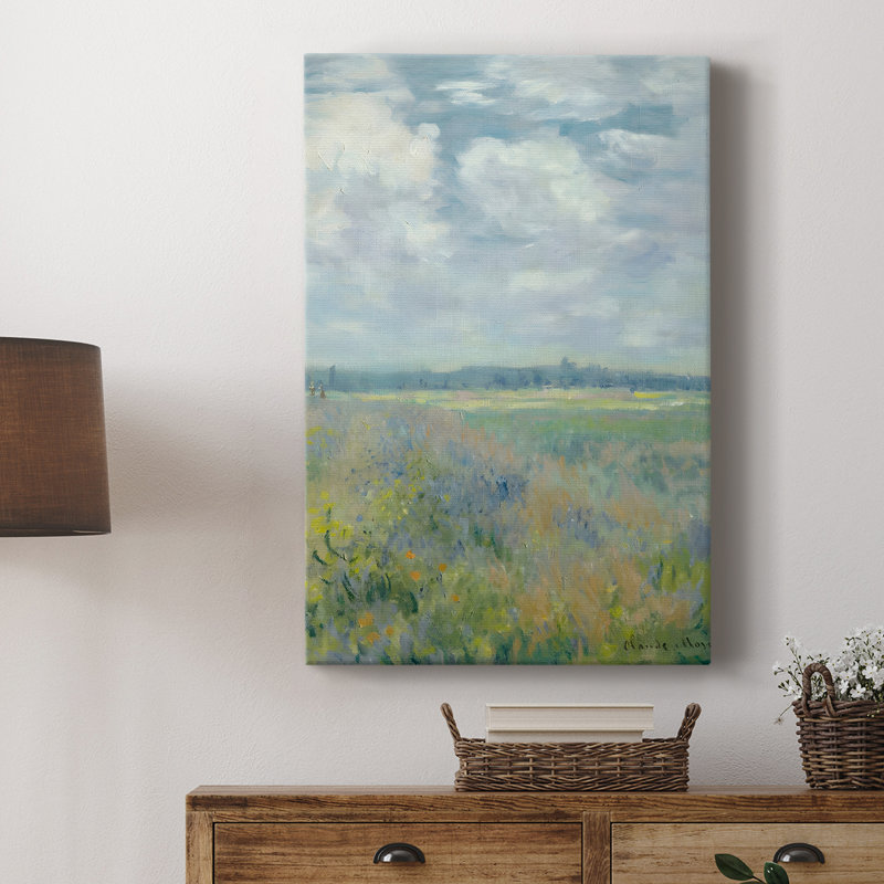 Paysage rétro Lxxxx - galerie Cavas, H 48 po x l 32 po