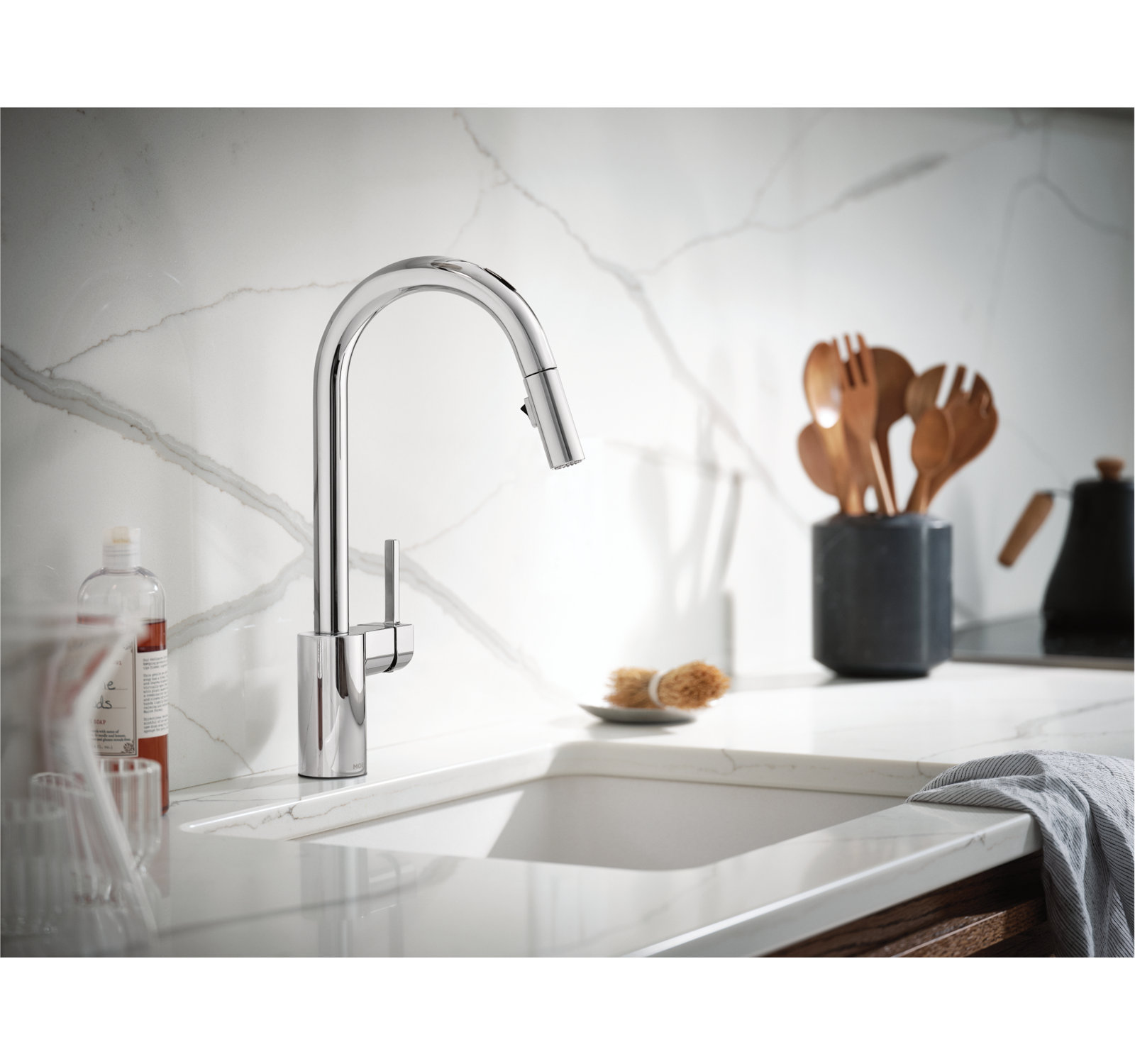 Align Smart Touchless Faucet with Accessories, Chrome