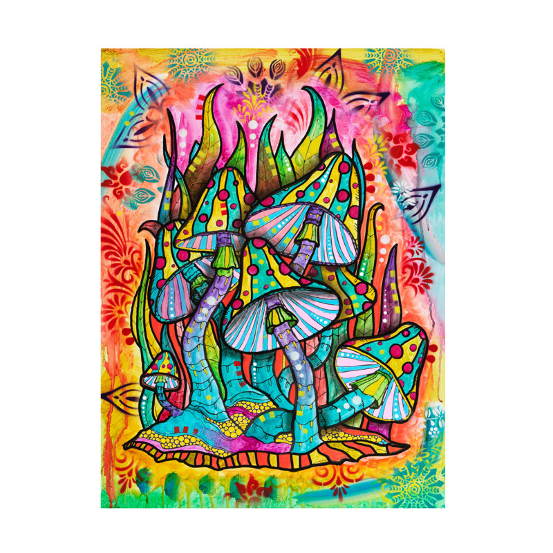 Art sur toile, Dean Russo, H 19 po x l 14 po x P 2 po