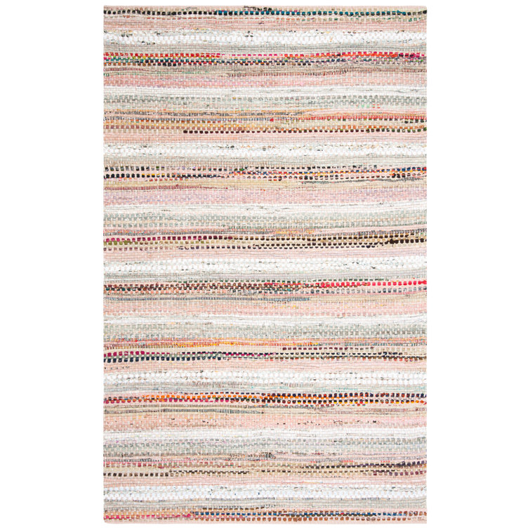 Vesey Hand Woven Cotton Striped Rug