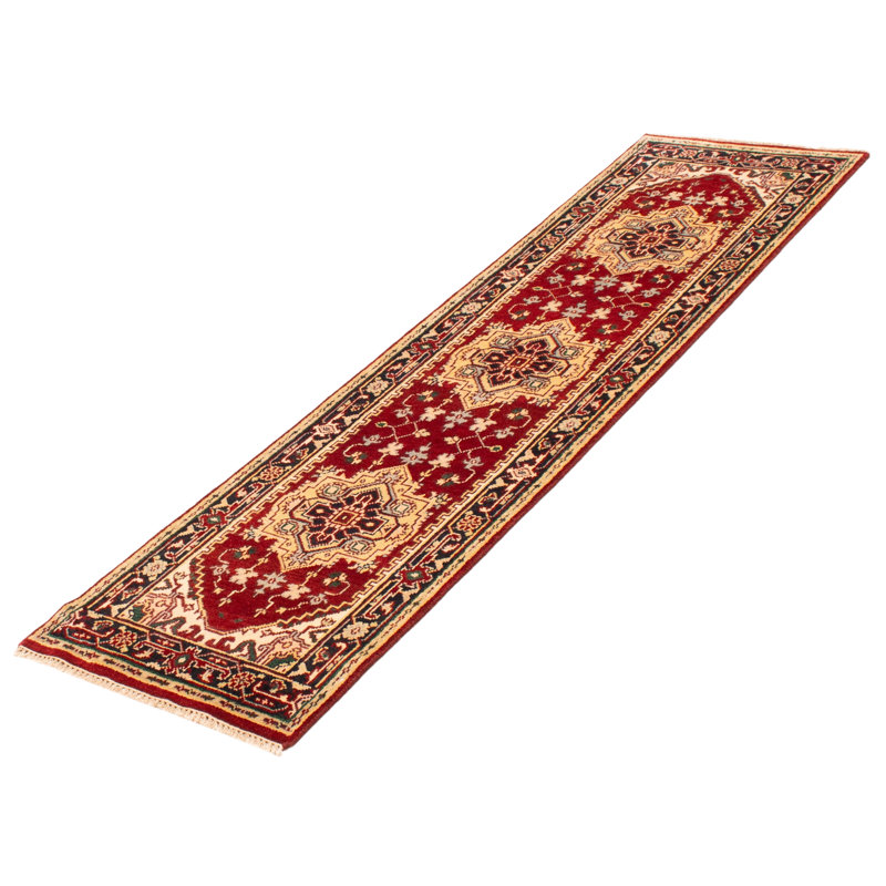 Tapis rouge foncé unique 2 pi 6 po x 9 pi 9 po Reiss