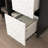 Sideboard Buffet Cabinet, Black Storage Cabinet With Red Doors, 2 Drawers With Unique Panel Styling And 2 Open Storage Compartment, Modern Coffee Bar Cabinet Accent Cabinet For Kitchen, Dining Room,-153082968