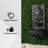 Wall 30 in H Fiber Resin Garden Water Fountain Indoor/Outdoor, Black-1830596258