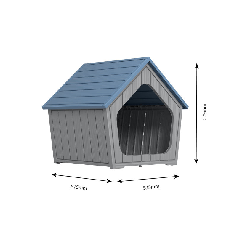 Dog House for Small to Medium Pets, Blue