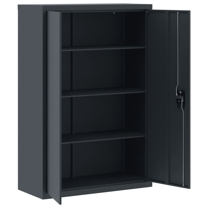 Marielos 2 -Door Storage Cabinet, Anthracite