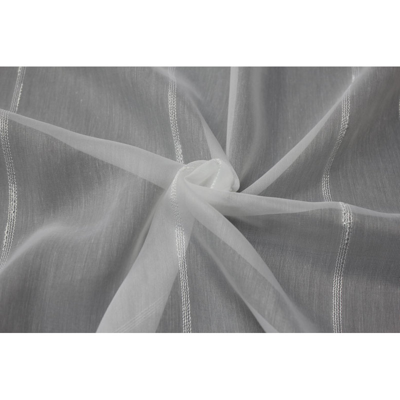Karamo Semi Sheer Curtain Single Panel, 750 W x 120 D cm