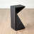 Asymmetrical Angle Side Table-Blackened Oak-119796204