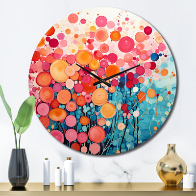 Horloge murale Coral Oasis II
