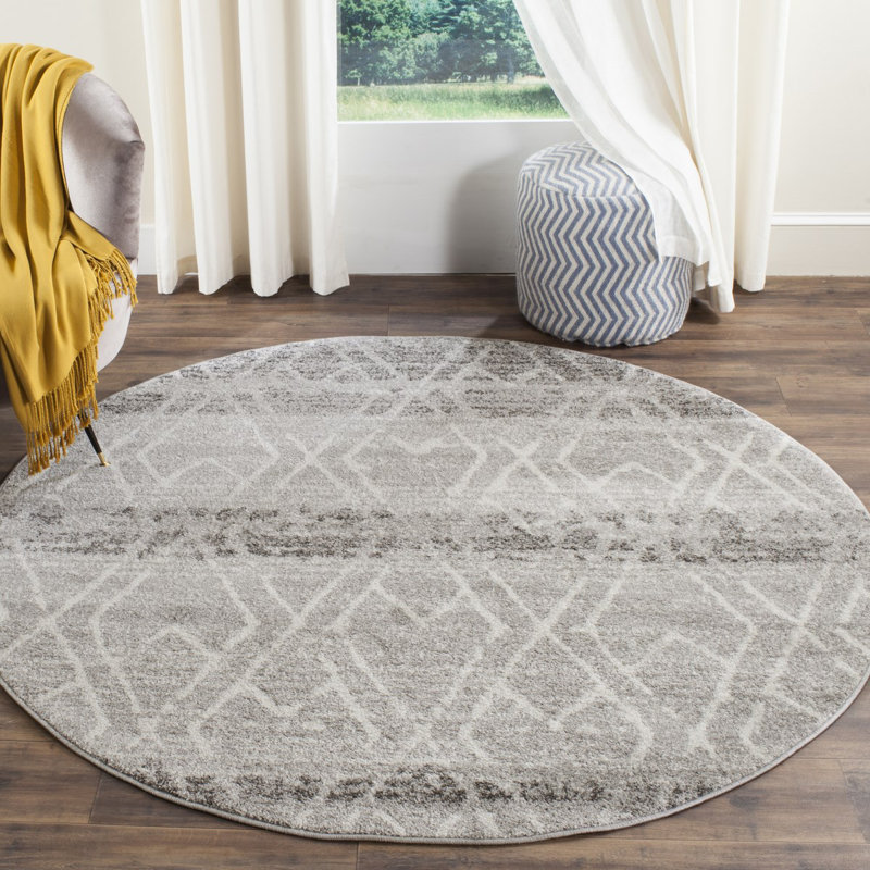 Muniz Performance Geometric Rug, Round 6'