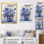 «Blue and White Boho plant Pottery II», impression sur toile Boho Pottery-539598522-539598513
