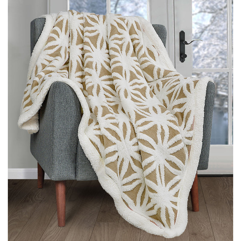 Balthasar Throw Blanket, W150 x L200cm, Latte