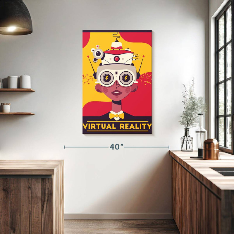 Virtual Reality Poster, 39" H x 26" W