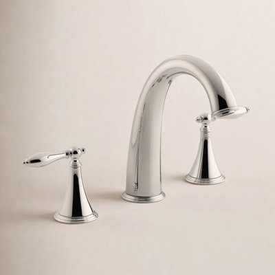 Finial Deck-Mount Bath Faucet Trim