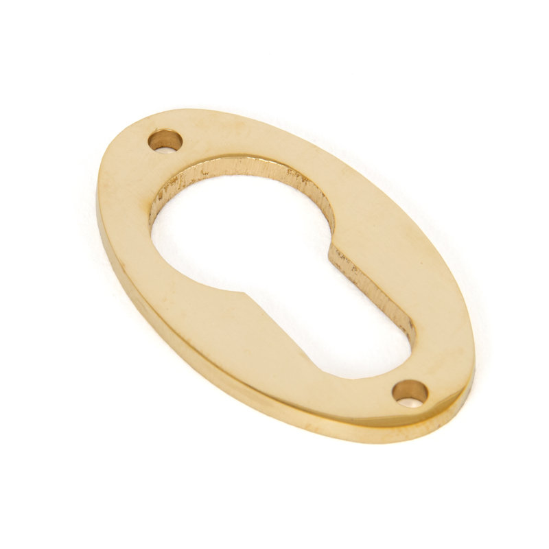 Euro Door Accessory, Polished Brass