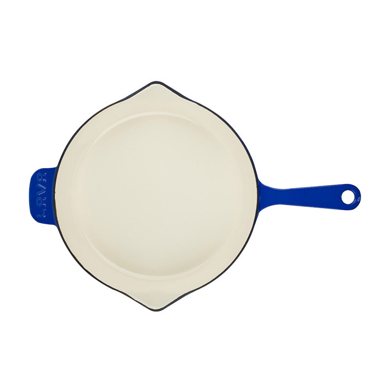 Poêle en fonte émaillée Lava 11-Series, Bleu