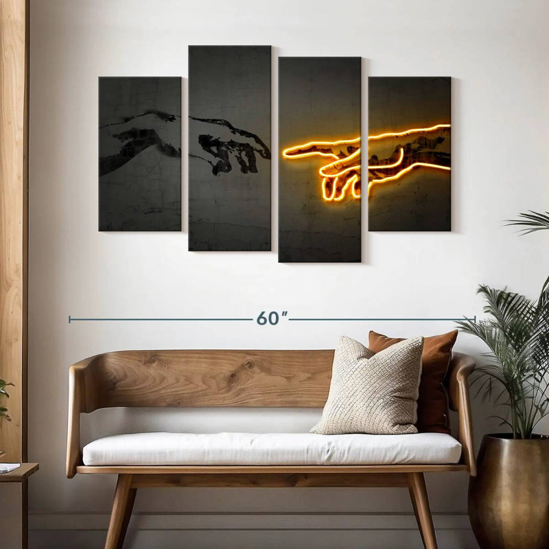 Leisha The Creation, 32" H x 52" W