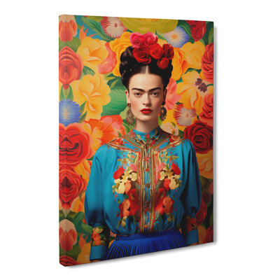 Frida Kahlo Colour Field - Rectangle Print