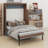 Multi-Functional Wall Bed with Foldable Desk, Murphy Bed Space Saving Solution-1017705931