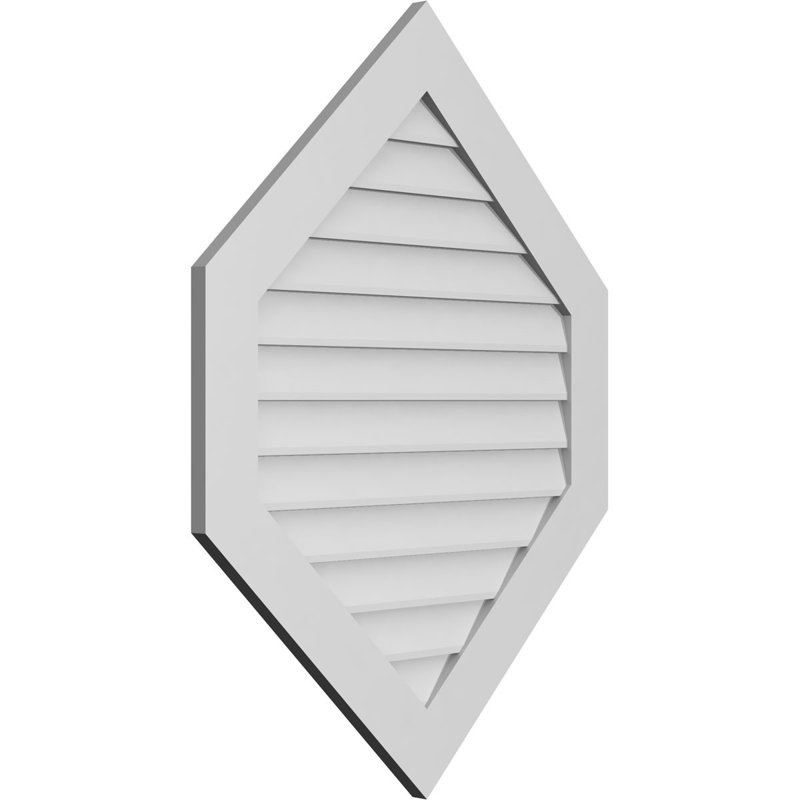 Ventilé vertical à pignon vertical 11/12 po, H 1 po x l 32 po x L 42 po