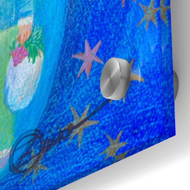 Art mural en verre Winston Porter «Flowers From Israël» par Oxana Zaika, H 36 po x l 36 po x P 0,2 po