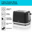BLACK+DECKER BXTO20077GB 2 Slice Plastic Toaster, Black-73064001