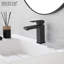 Robinet de salle de bain moderne monotrou avec ensemble de drain-69899936