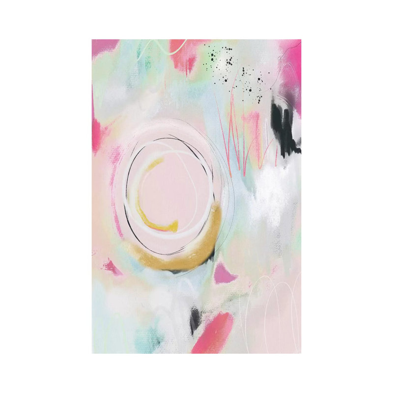 Abstract II by Leah Straatsma - Painting on Canvas, Wrapped Canvas, 66.04cm H x 45.72cm W x 3.81cm D