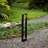 Black Integrated LED Metal Bollard Light