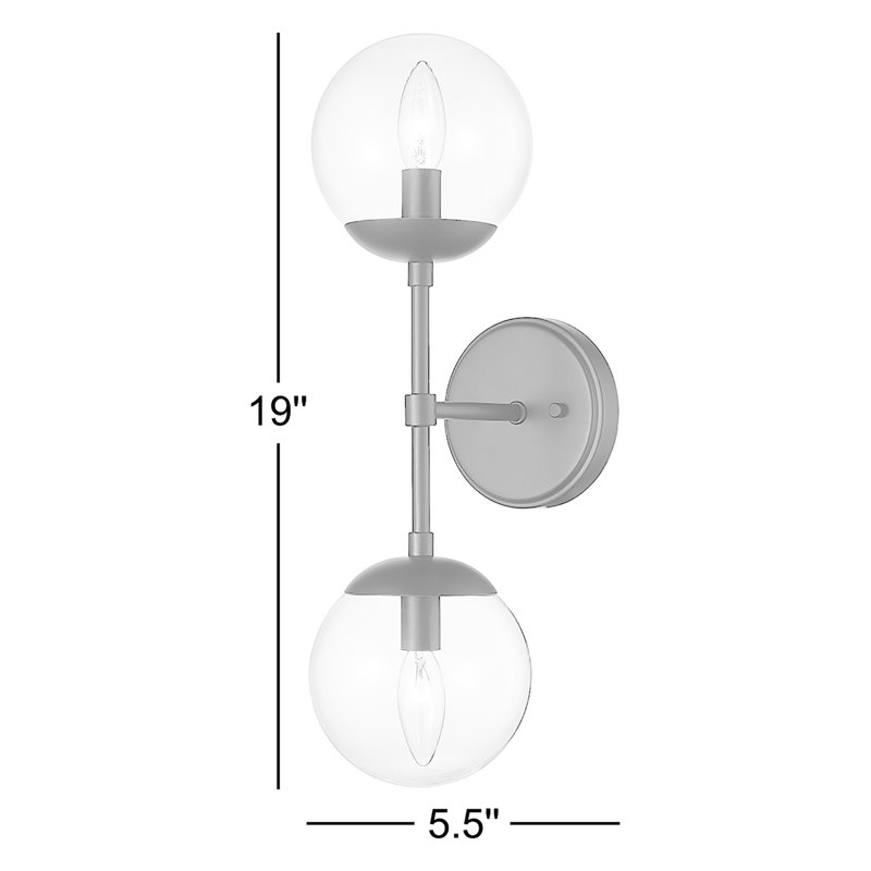 Gionnie Steel Armed Sconce, Modern Gold