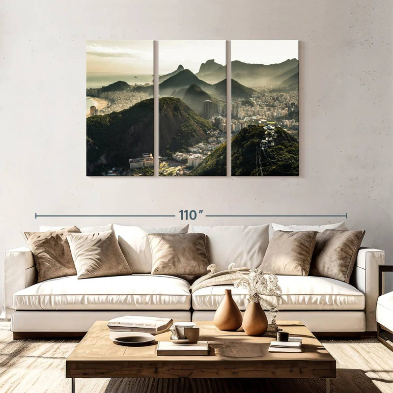 Sebbie Mountain Civilization, 48" H x 74" W