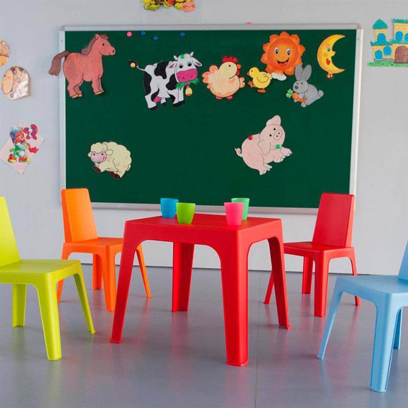 Children's Outdoor Table / Chair, Sky Blue