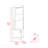 8-Bottle 2-Shelf Bar Storage Cabinet-223703125