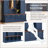 4-in-1 Farmhouse Hall Tree with Golden Hooks and Flip-Down Shoe Storage-90822433