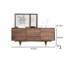 Armoire d'appoint en bois massif Light Luxury Creative-101487098