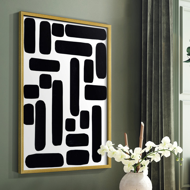 Shuffle IV Framed Print - Solid Wood