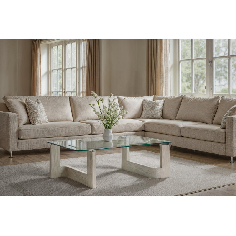 Table basse Keeton, 3 pièces: table basse, 2 tables de bout