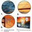 «Orange Bridge Golden Gateway II», reproduction sur toile-2122630593-2122630596