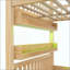 Lit maison en bois avec tablette DEL intégrée-1649280322