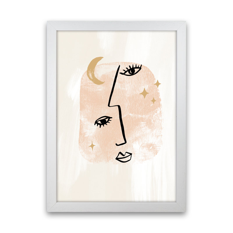 Picasso Minimal Profiles - Print, Wrapped Canvas, 42cm H x 29.7cm W x 4cm D