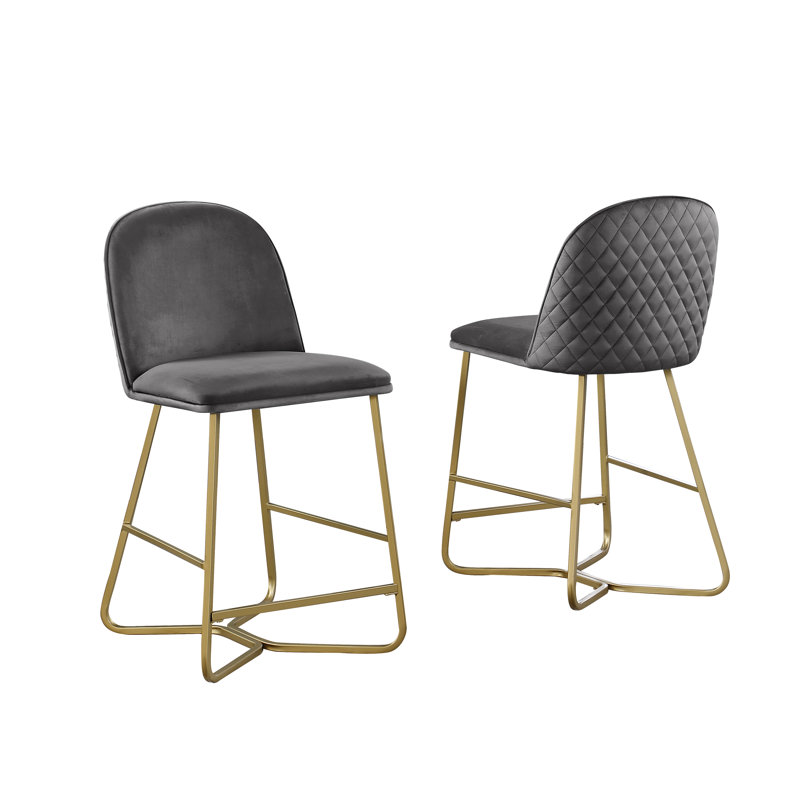 Tabouret 29 ", Gris foncé, Tabouret de comptoir (siège d’une hauteur de 24