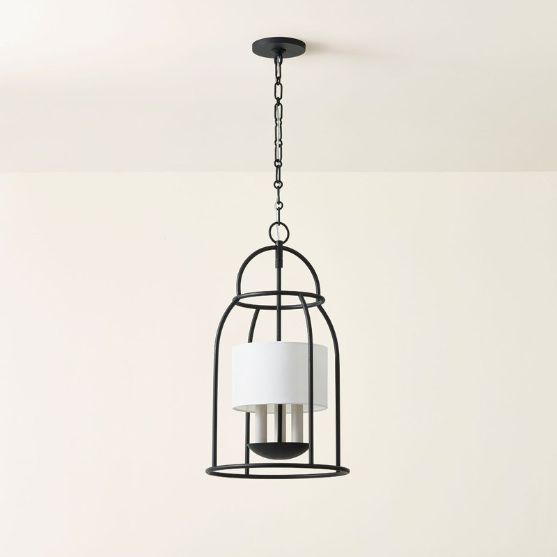 Delia Light Lantern, Aged Iron, 21.50" H x 12.25" W x 12.25" D