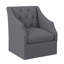 Claudette Sunbrella® Boucle Swivel Tufted Armchair-70369989
