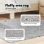 Rug Grey Polypropylene 120 X 120 Cm Non-Slip Area Rug Square-2089680998