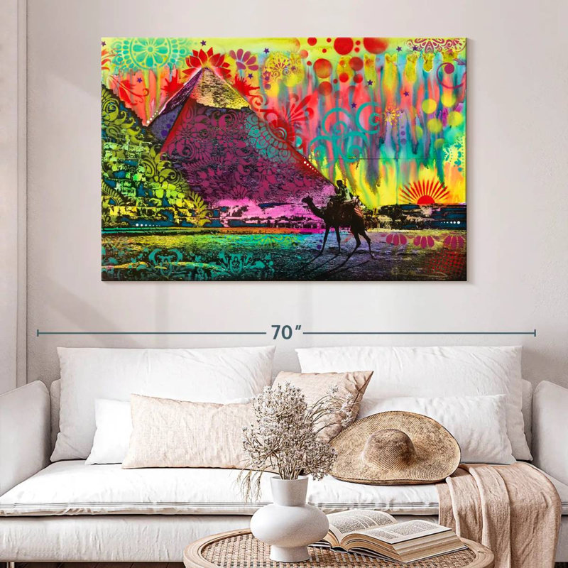 Adella Sunset At Cheops, 34" H x 51" W