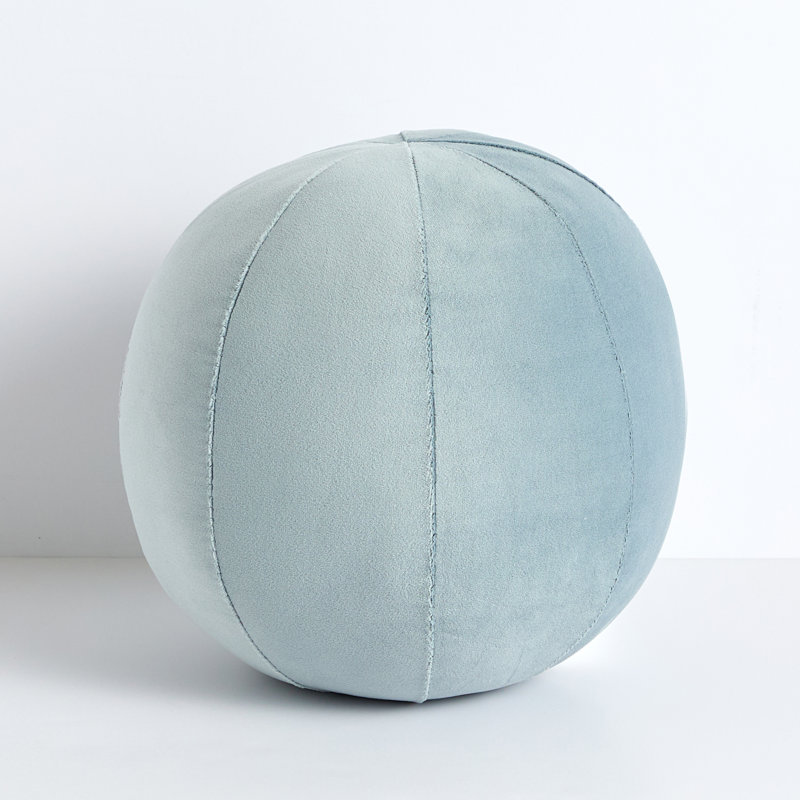 Coussin décoratif intérieur / extérieur en polyester , Bleu