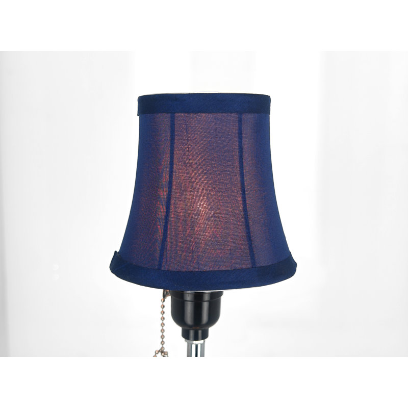 Abat-jour lustre Everly Quinn, Bleu, H 3,5 po x l 5 po x P 4,75 po
