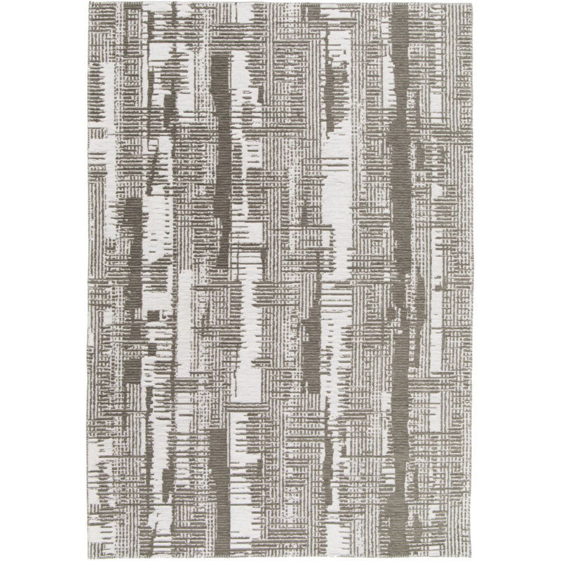 Olmitz Machine Woven Grey Rug, Rectangle 120 x 170cm