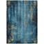 Tapis bleu intérieur / extérieur lavable à la machine Xhevrie-1785941692