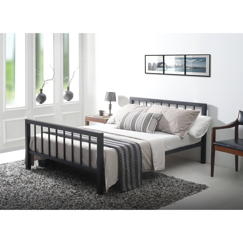 Cabida Metal Storage Bed, Small Double (4')