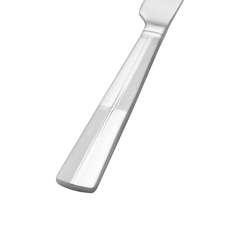 Pfaltzgraff Arabesque Frost 42-Piece Stainless Steel Flatware Set with Caddy, Service For 8